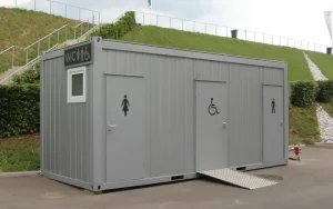Semi Permanent Toilet Cabin